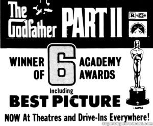 THE GODFATHER PART II- Newspaper ad. May 8, 1975.