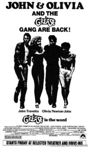 GREASE- Newspaper ad. May 13, 1979.