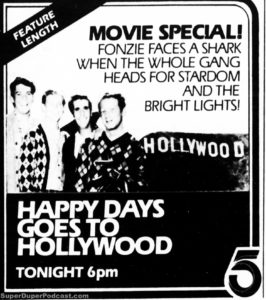 HAPPY DAYS- KTLA television guide ad. May 14, 1983.