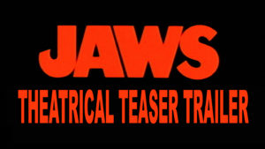 JAWS- Theatrical teaser trailer. Released June 20, 1975.