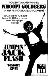 JUMPIN' JACK FLASH- FOX television guide ad. May 1, 1991.