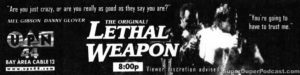 LETHAL WEAPON- KPIX television guide ad. May 2, 1996.