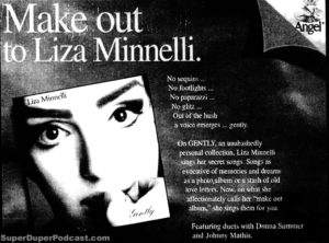 LIZA MINNELLI- Newspaper ad. May 1, 1996.