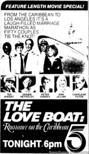THE LOVE BOAT- KTLA television guide ad. May 6, 1984.