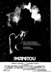 THE MANITOU- Newspaper ad. May 16, 1978.