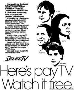 NORMA RAE/GREASE/JAWS 2- SELECT TV television guide ad. May 19, 1980.