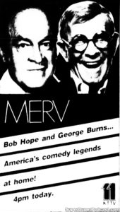 MERV GRIFFIN- KTTV television guide ad. May 16, 1983.