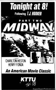 MIDWAY- KTTU television guide ad. May 17, 1990.