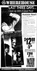 MRS. DOUBTFIRE- Home video ad. April 29, 1994.