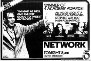 NETWORK- KTLA television guide ad. May 4, 1983.