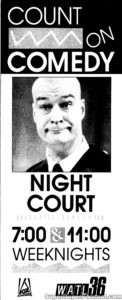 NIGHT COURT- WATL television guide ad. May 16, 1990.