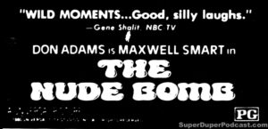 THE NUDE BOMB- Newspaper ad. May 19, 1975.