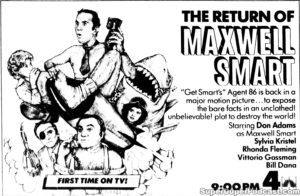 THE NUDE BOMB AKA THE RETURN OF MAXWELL SMART- NBC television guide ad. May 23, 1982.