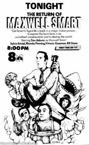 THE NUDE BOMB AKA THE RETURN OF MAXWELL SMART- NBC television guide ad. May 23, 1982.