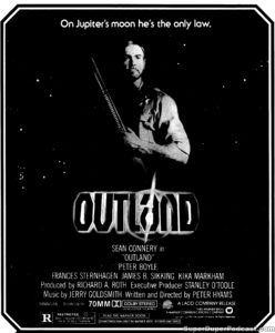 OUTLAND- Newspaper ad. May 17, 1981.