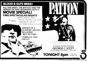 PATTON- KTLA television guide ad. May 16, 1983.