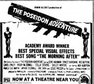 THE POSEIDON ADVENTURE- Newspaper ad. May 8, 1973.