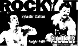 ROCKY II- Television guide ad. May 15, 1990.