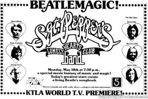 SGT. PEPPER'S LONE HEARTS CLUB BAND- KTLA television guide ad. May 17, 1981.