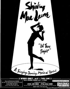 SHIRLEY MACLAINE- Newspaper ad. May 1, 1990.