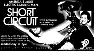 SHORT CIRCUIT- WDZL television guide ad. May 16, 1990.