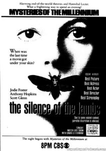 THE SILENCE OF THE LAMBS- NBC television guide ad. May 1, 1996.