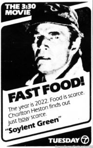 SOYLENT GREEN- Television guide ad. May 20, 1980.