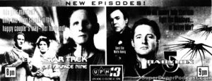 STAR TREK DEEP SPACE NINE season 4, episode 21, THE MUSE, KCOP television guide ad. May 2, 1996.