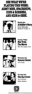 STAR TREK THE MOTION PICTURE/SUMMER RENTAL- KPTV television guide ad. May 15, 1990.
