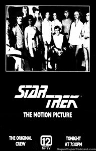 STAR TREK THE MOTION PICTURE- KPTV television guide ads. May 15, 1990.