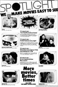 STAR TREK THE MOTION PICTURE- Television guide ad. May 3, 1981.