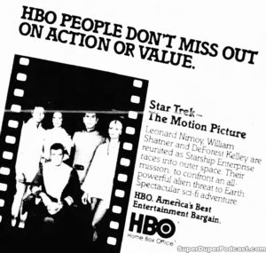 STAR TREK THE MOTION PICTURE- HBO television guide ad. May 8, 1981.