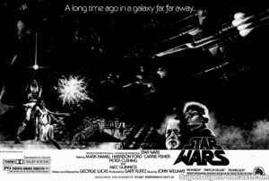 STAR WARS- Newspaper ad. May 15, 1977.