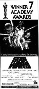 STAR WARS- Newspaper ad. May 17, 1978.