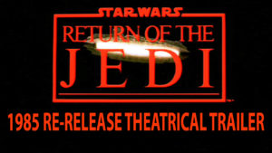 STAR WARS RETURN OF THE JEDI- Re-release theatrical trailer. Released March 29, 1985. Caped Wonder Stuns City!