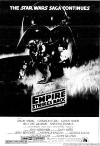 STAR WARS THE EMPIRE STRIKES BACK- Newspaper ad. May 23, 1980.