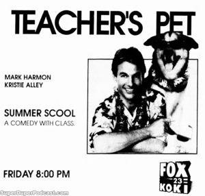 SUMMER SCHOOL- KOKI television guide ad. May 18, 1990.