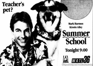 SUMMER SCHOOL- WATL television guide ad. May 18, 1990.