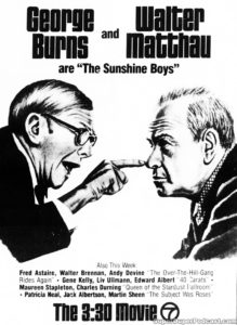 THE SUNSINE BOYS- Television guide ad. May 12, 1980.