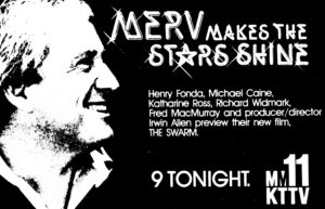 THE SWARM/MERV GRIFFIN- KTTV television guide ad. May 5, 1978.