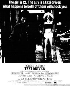 TAXI DRIVER- Newspaper ad. May 9, 1976.