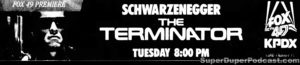 THE TERMINATOR- KPDX television guide ad. May 15, 1990.