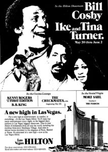 TINA TURNER- Newspaper ad. May 20, 1975.