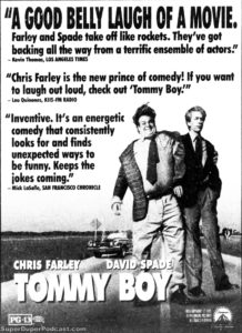 TOMMY BOY- Newspaper ad. May 2, 1995.