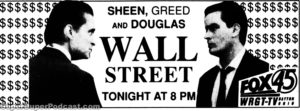 WALL STREET- Television guide ad. May 16, 1990.