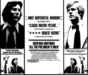 ALL THE PRESIDENT'S MEN- Newspaper ad. June 24, 1976. Caped Wonder Stuns City!