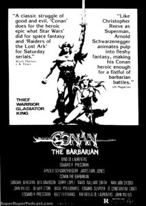 CONAN THE BARBARIAN- Newspaper ad. May 24, 1982.