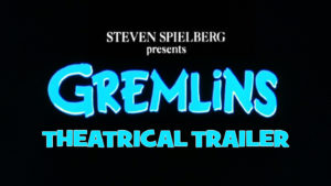 GREMLINS- Theatrical trailer. Released June 8, 1984. Caped Wonder Stuns City!