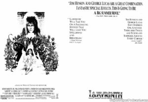 LABYRINTH- Newspaper ad. June 27, 1986.