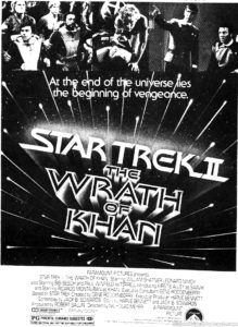 STAR TREK II THE WRATH OF KHAN- Newspaper ad.
June 4, 1982.